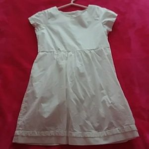 Simple white girls dress